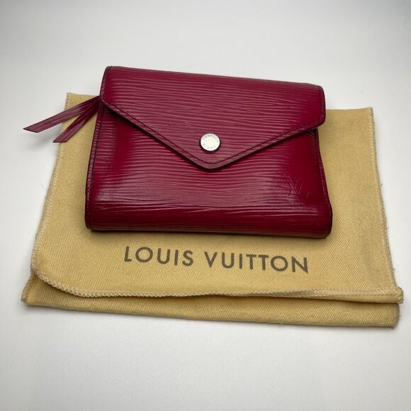 Louis Vuitton Red Epi Leather Victorine Compact Wallet - Preowned - Picture 15 of 15